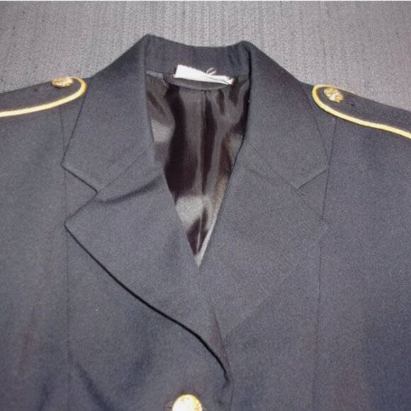 6WR UNITED STATES ARMY SERVICE UNIFORM DRESS BLUE ASU JACKET COAT WOMENS JM 126 - Picture 11 of 12
